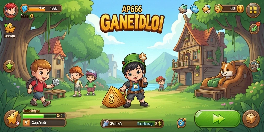 Tampilan gameplay AP686 yang menarik dan mengasyikkan.