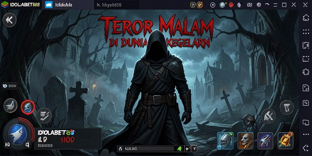Screenshot menampilkan momen menegangkan dalam gameplay IDOLABET88.