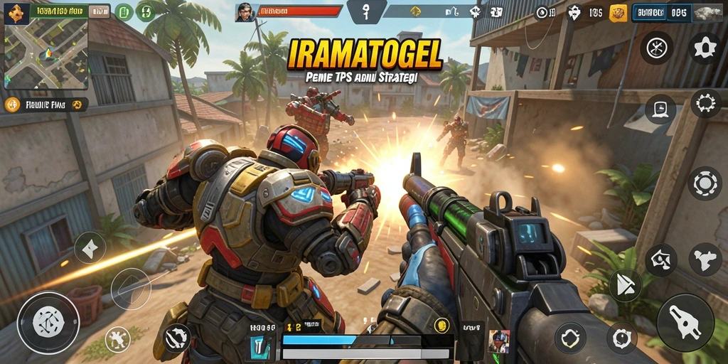 Tampilan gameplay seru IRAMATOGEL yang penuh aksi.