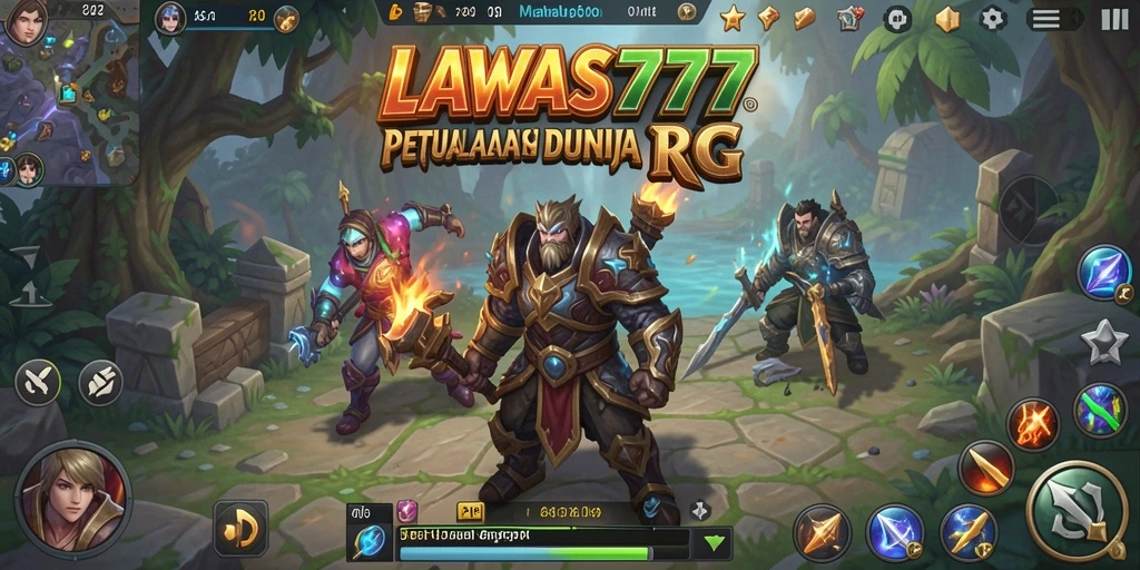 Tampilan menarik gameplay <strong>LAWAS777</strong> dalam dunia RPG yang menawan.