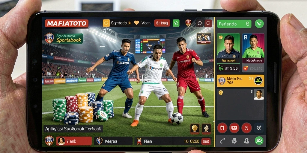 Tampilan gameplay MAFIATOTO saat memasang taruhan olahraga.