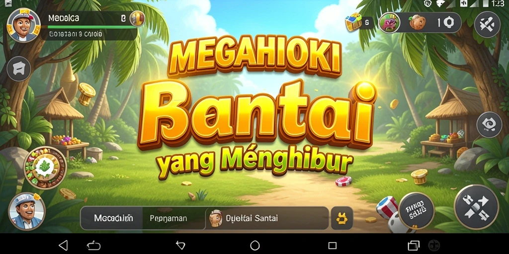 Tampilan gameplay <strong>MEGAHOKI</strong> yang seru dan menarik perhatian.