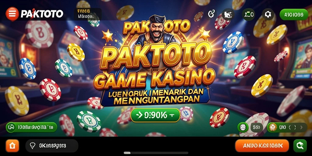 Screenshot PAKTOTO menampilkan gameplay Kasino yang seru dan interaktif.