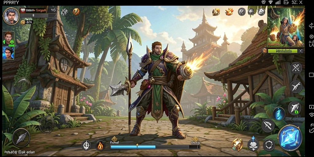 Tampilan gameplay RPG yang memukau dan mendebarkan di PPRRYY.
