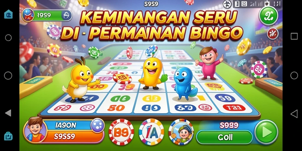 Screenshot utama menampilkan gameplay menarik dari Bingo di S9S9.