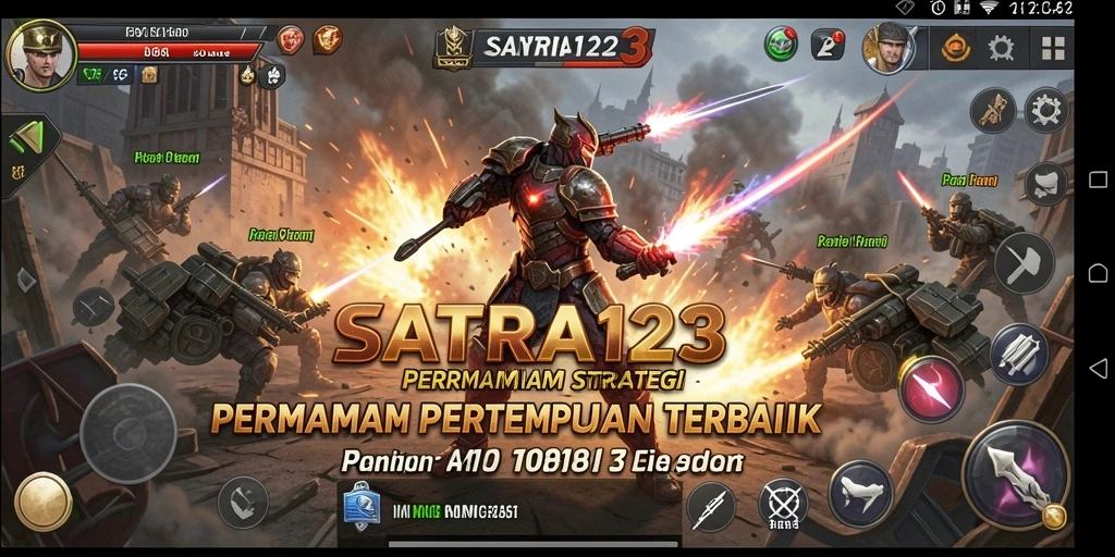 Tampilan gameplay SATRIA123 yang seru dan strategis.