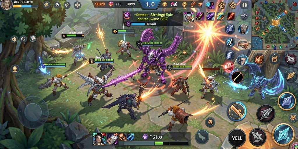 Tampilan gameplay SE328 menunjukkan pertempuran strategi yang mendebarkan.